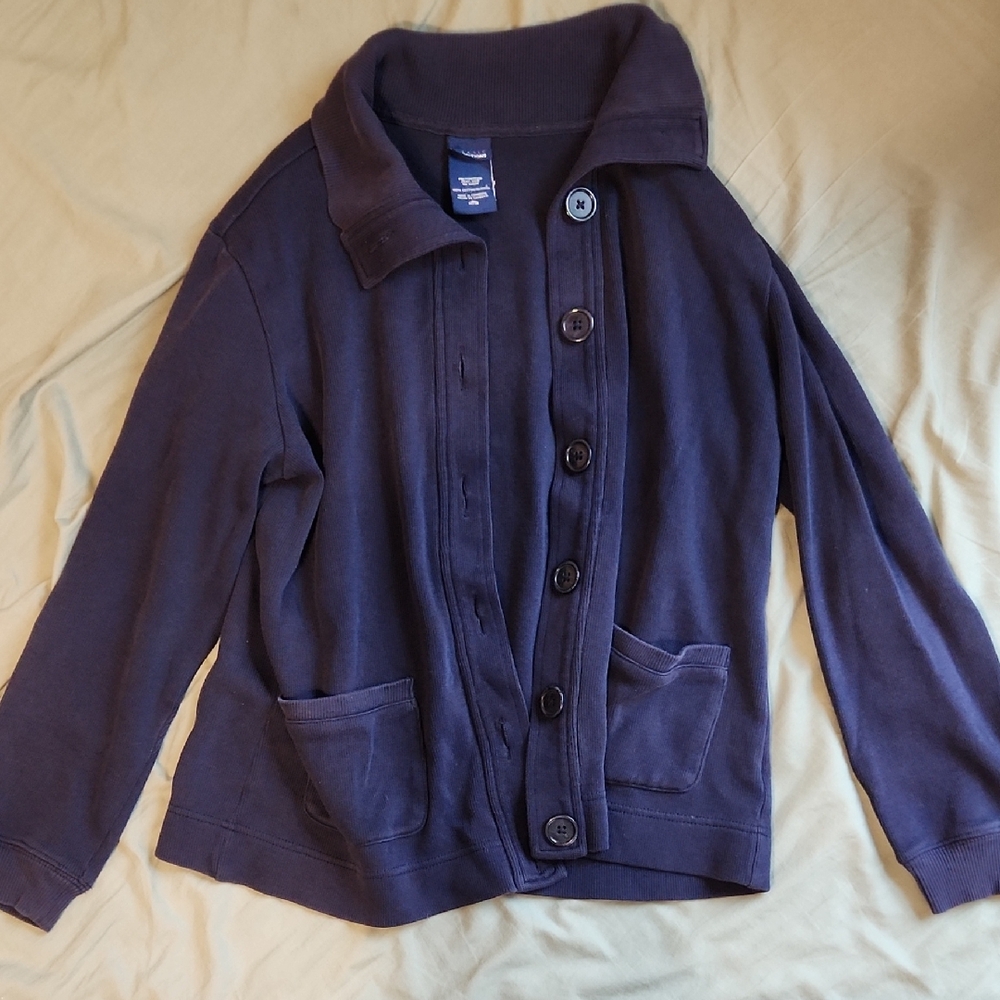 Basic Editions Navy Blue Cardigan